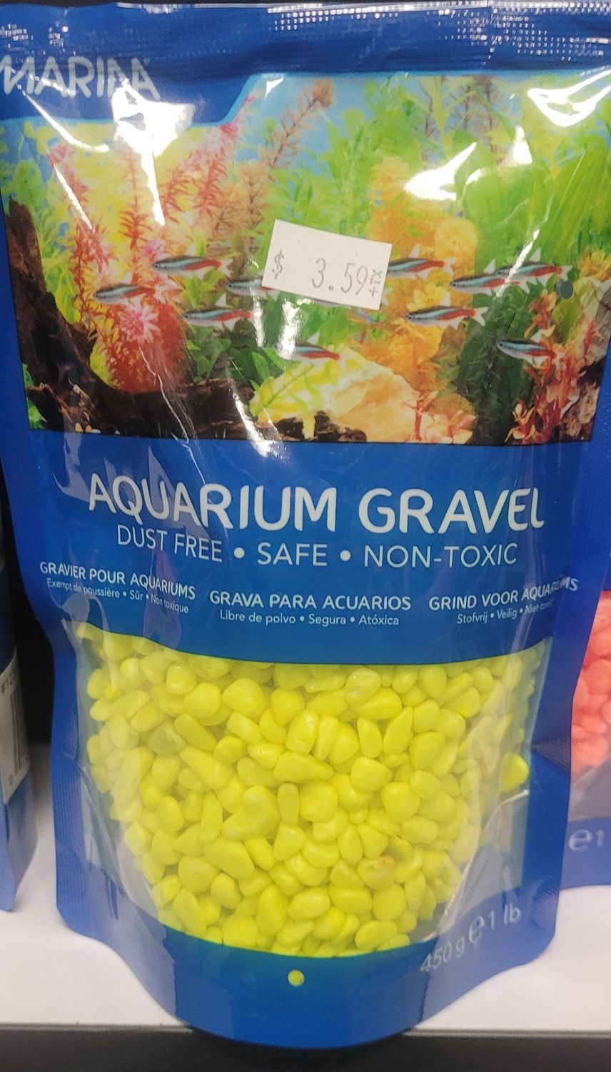 Marina Aquarium Gravel 450g lime