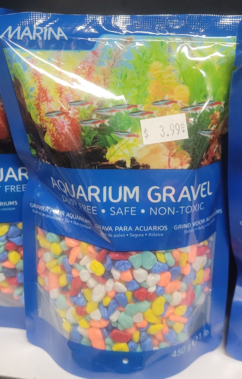 Marina Aquarium Gravel 450g rainbow