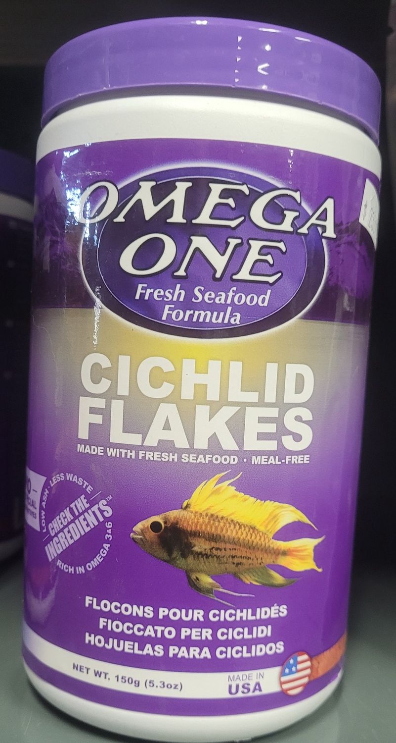 Omega One Cichlid Flakes 5.3oz
