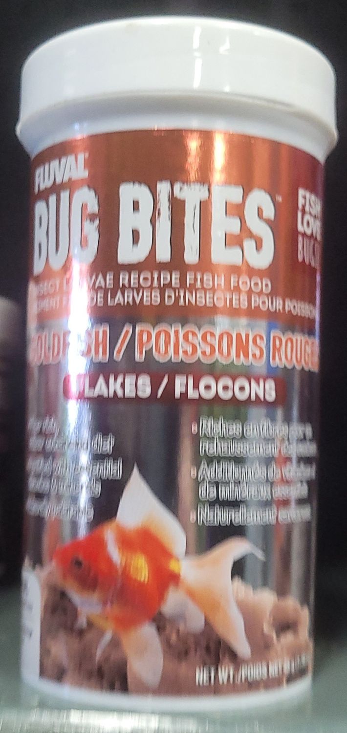 Fluval Bug Bites Goldfish Flakes 45g
