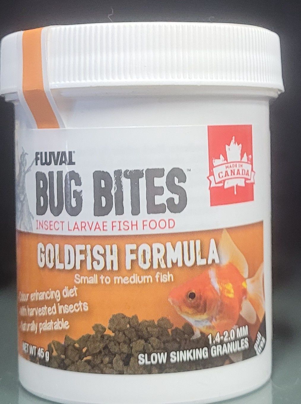 Fluval Bug Bites Goldfish Granules 45g