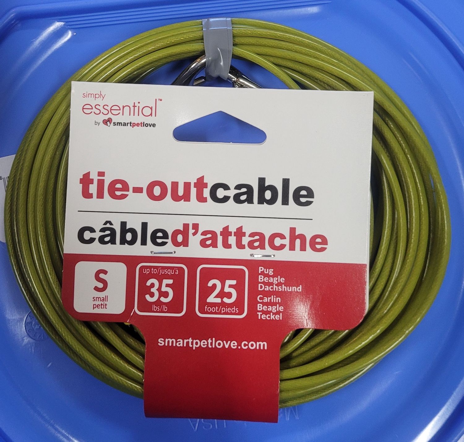 Sm Tie Out cable 25ft