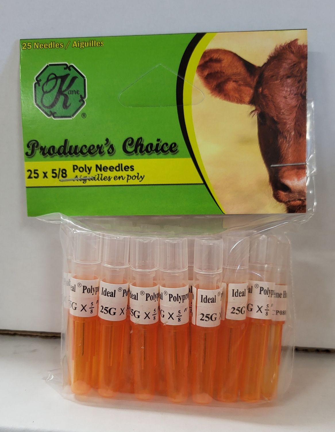 Disposable Poly Needle 25x5/8&quot; 25pk