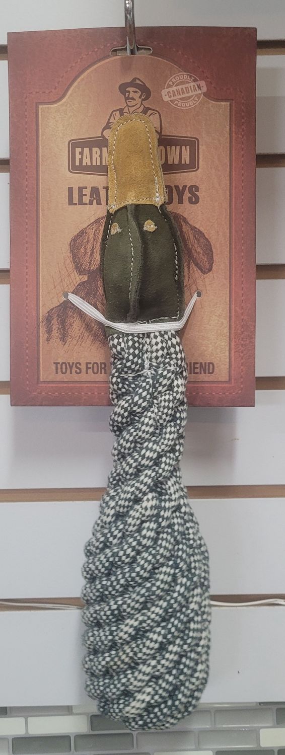 Farmer Brown Poly Rope Bottle Mallard Green White