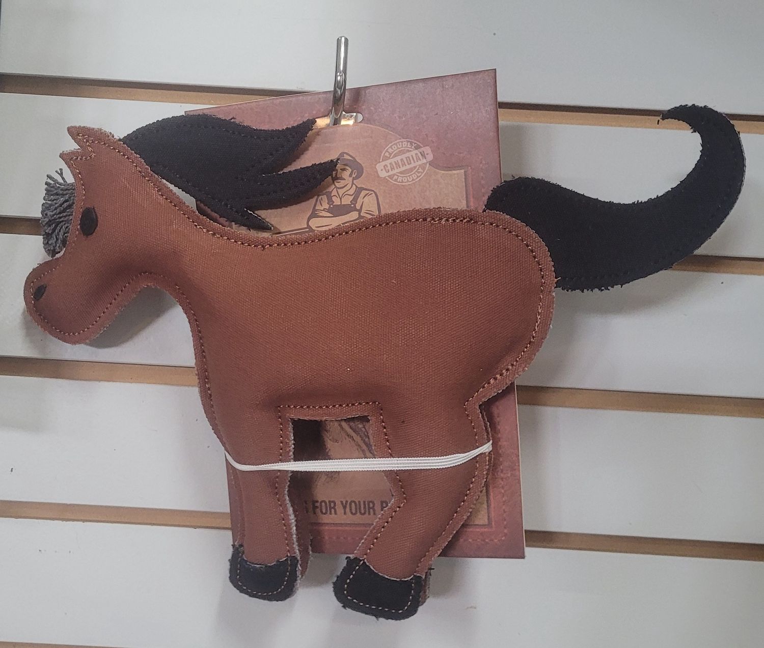 Farmer Brown Canvas Horse
