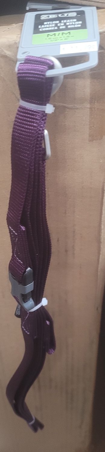 Zeus Nylon Lead 1.8m Royal Purple