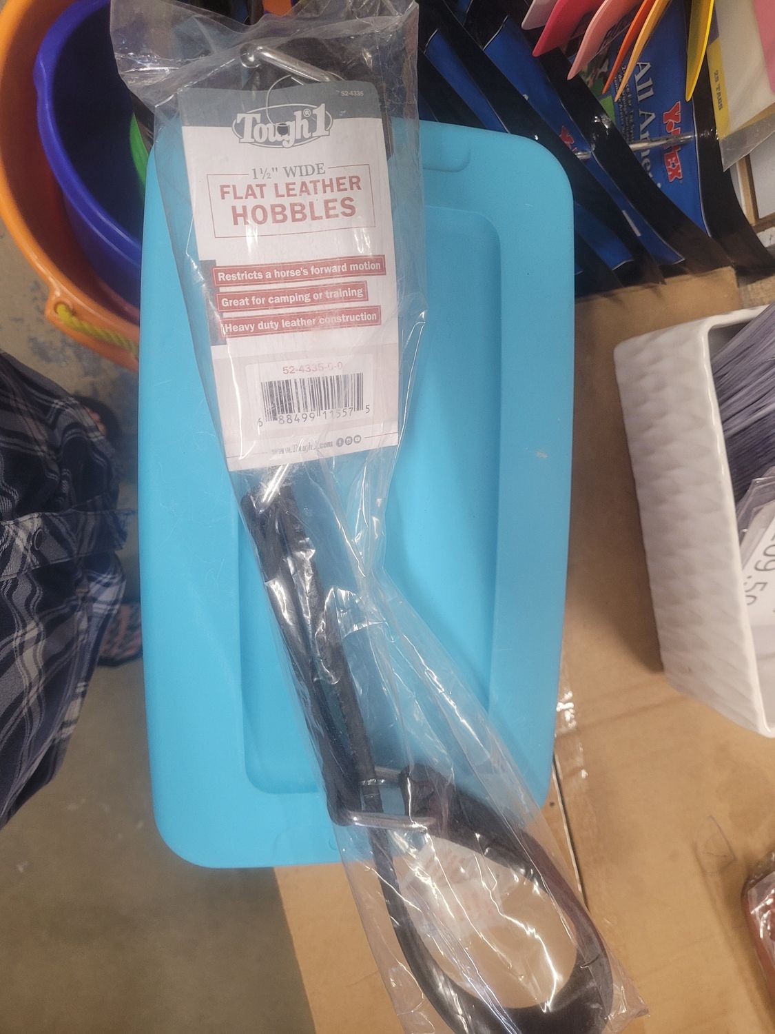 Tough 1 Flat Leather Hobbles