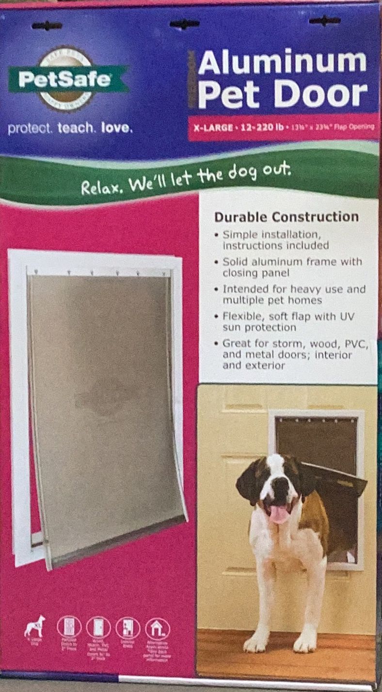 Pet safe Aluminum Pet Door XLg