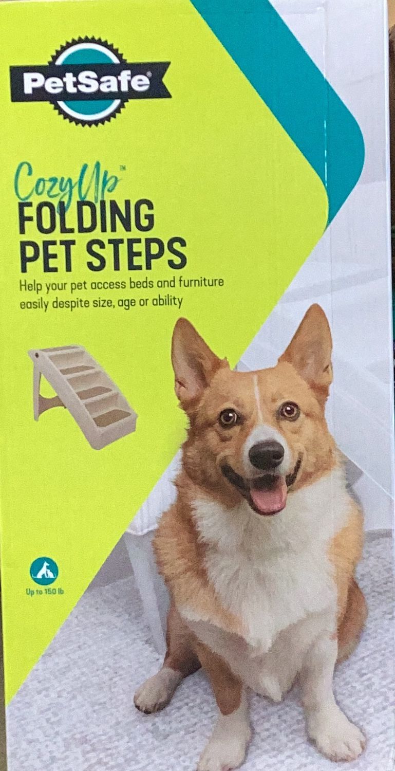 Cozy Up Folding Pet Steps 