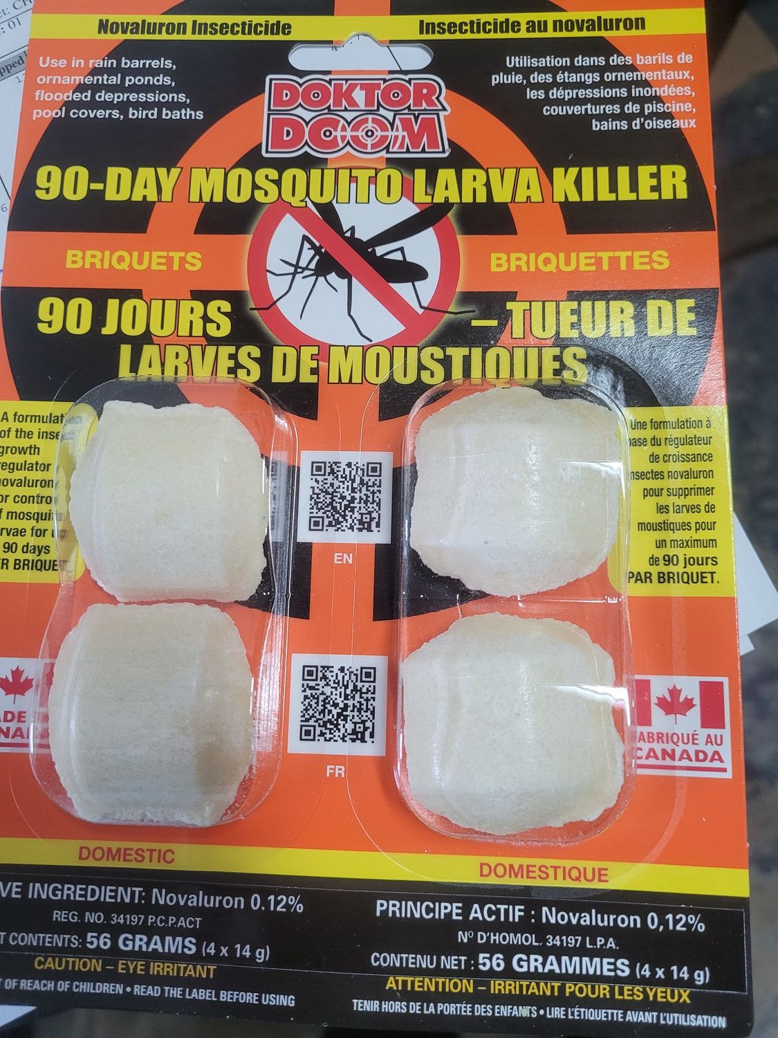 Doctor Doom Mosquito Larva Killer