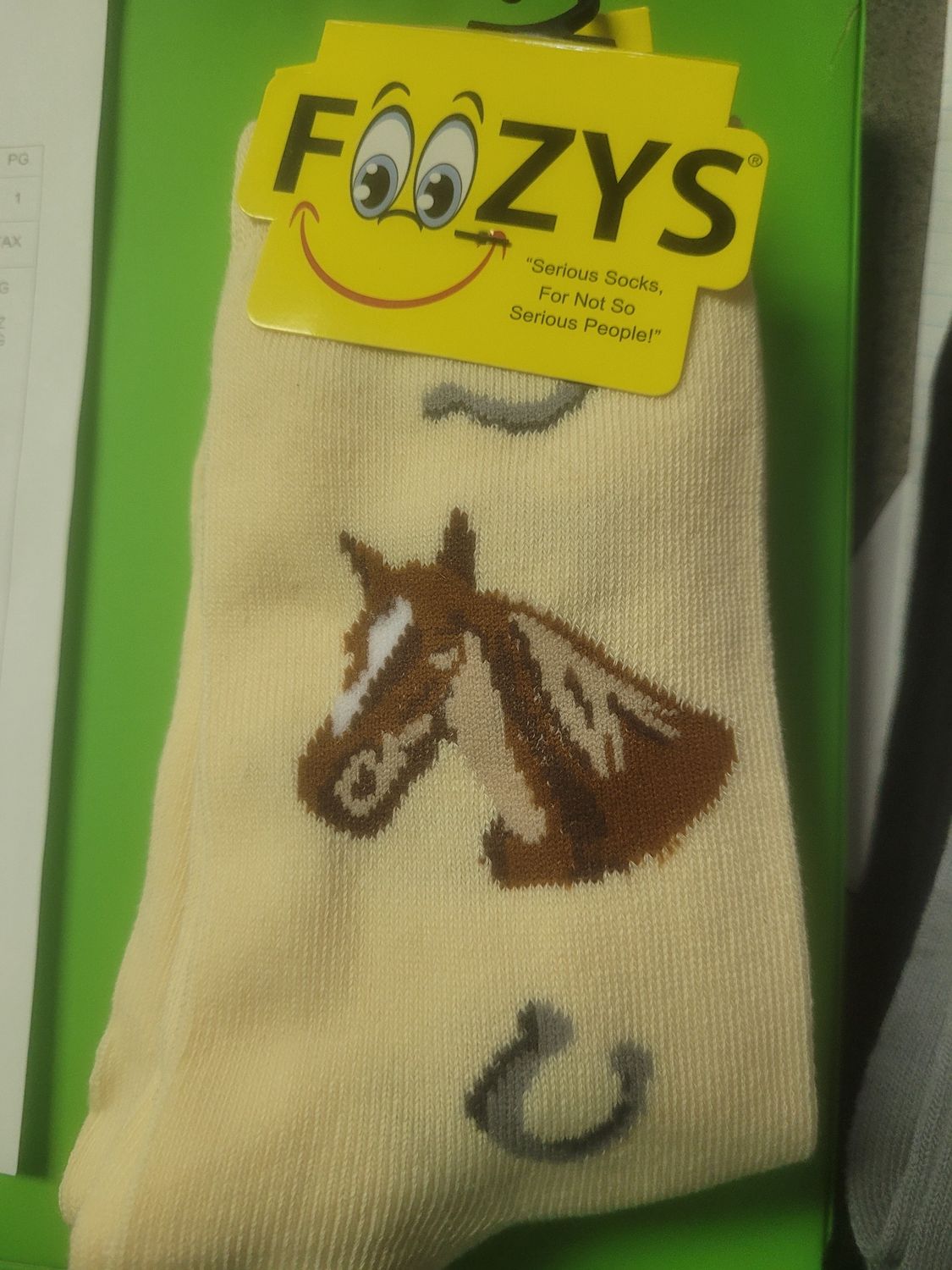 Foozy Socks Horse Head-Women