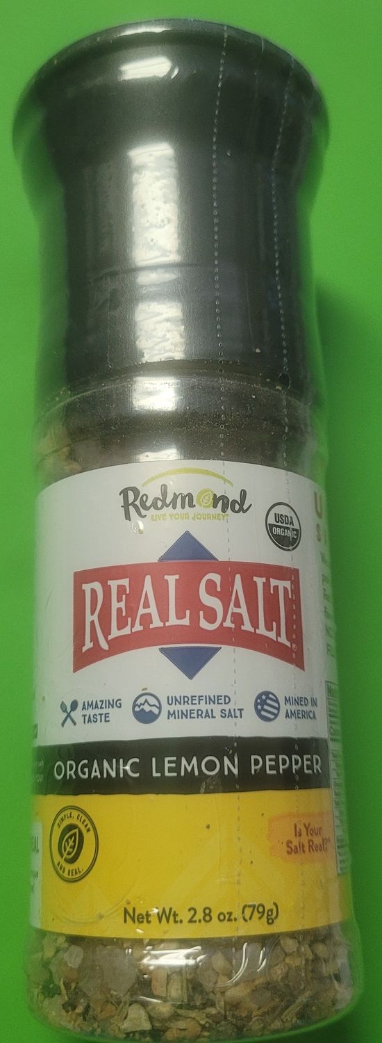 Real Salt-Lemon Pepper Grinder-79g