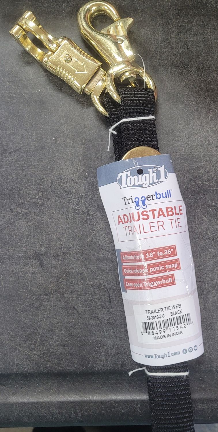 Tough 1 Trailer Tie Black