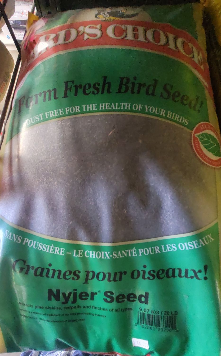 Black Nyjer Seeds 20Lb bag