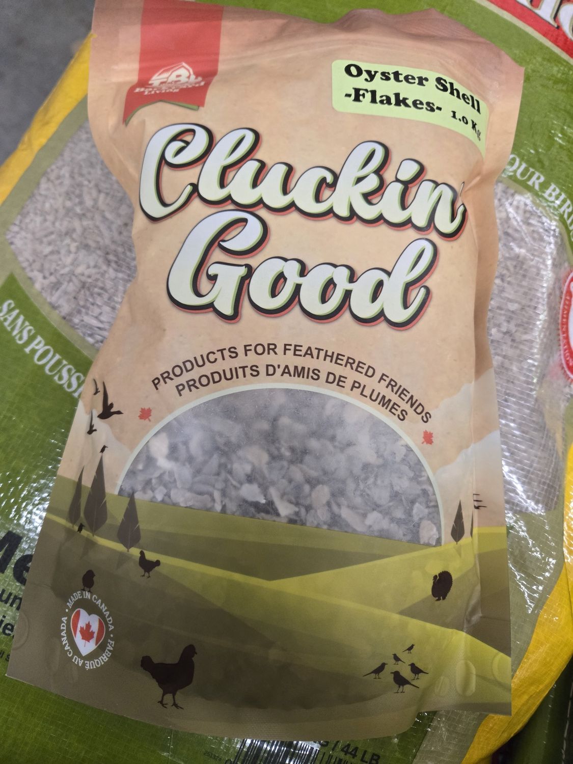 Cluckin Good Oyster Shell Flakes-1kg