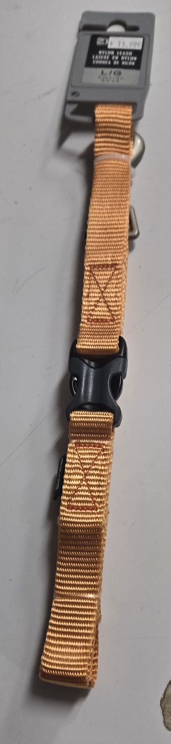 Zues Nylon Lead Lg 1.2M Tangerine