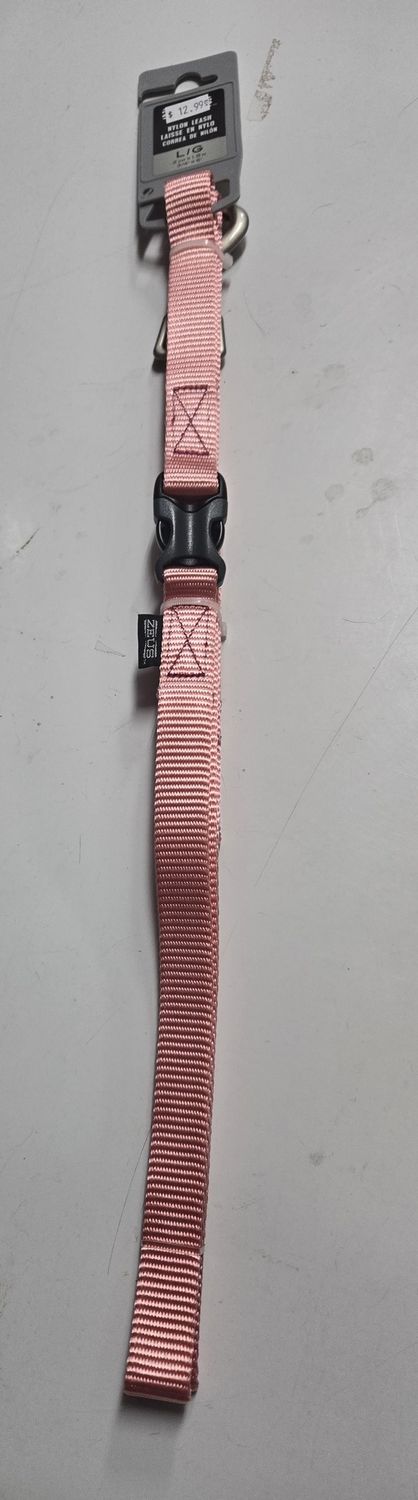 Zeus Nylon Lead 1.8M Lg Salmon
