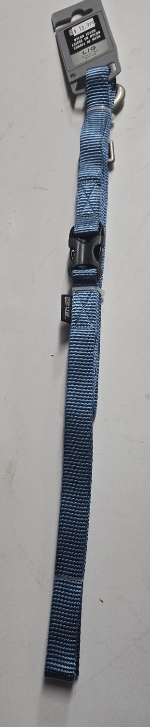 Zeus Nylon Lead Lg 1.8m Denim Blue