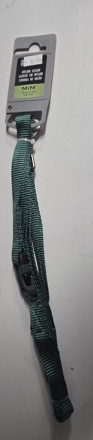 Zues Nylon Lead med forest green