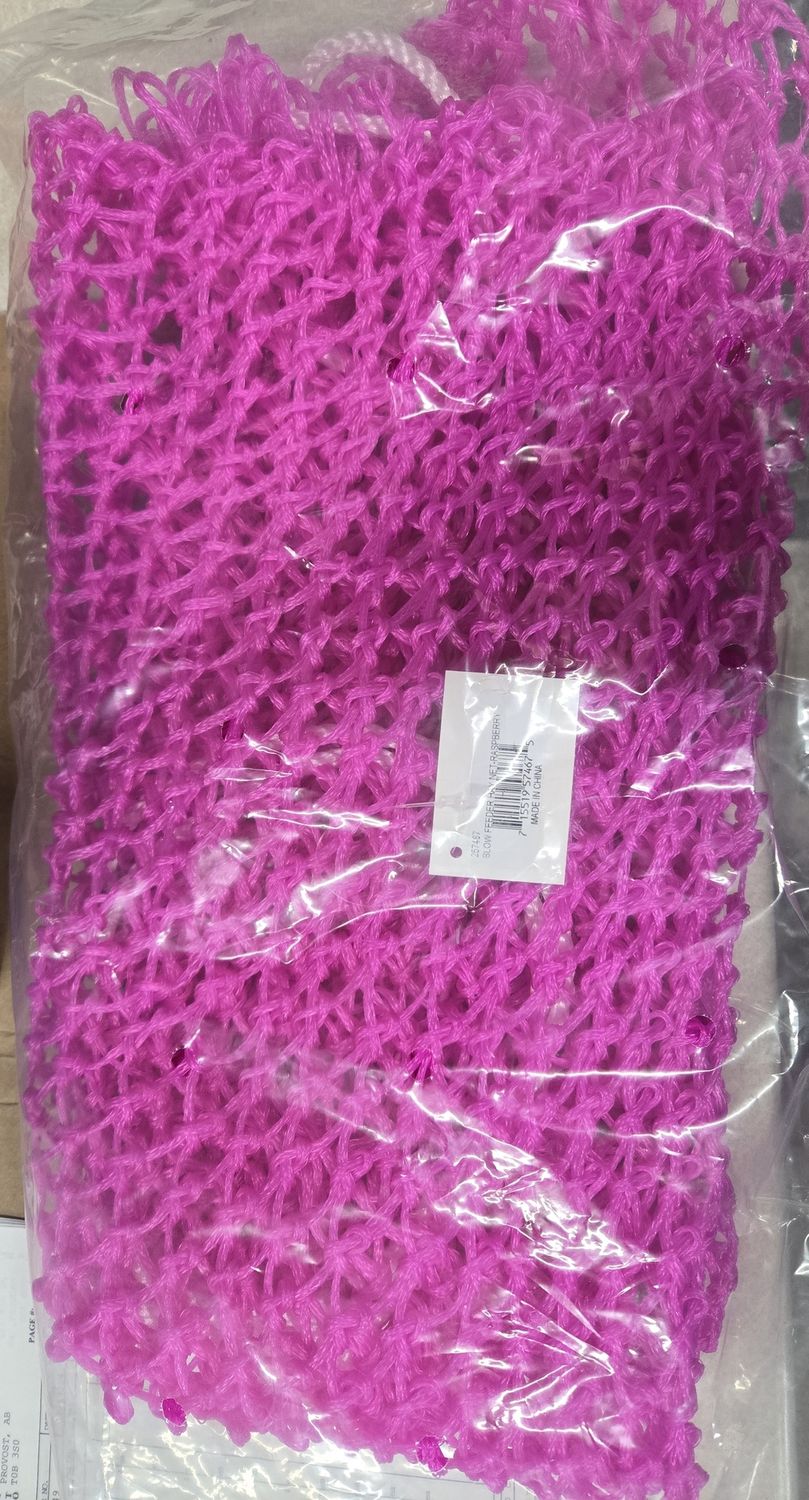 Slow Feeder Hay Net-Raspberry