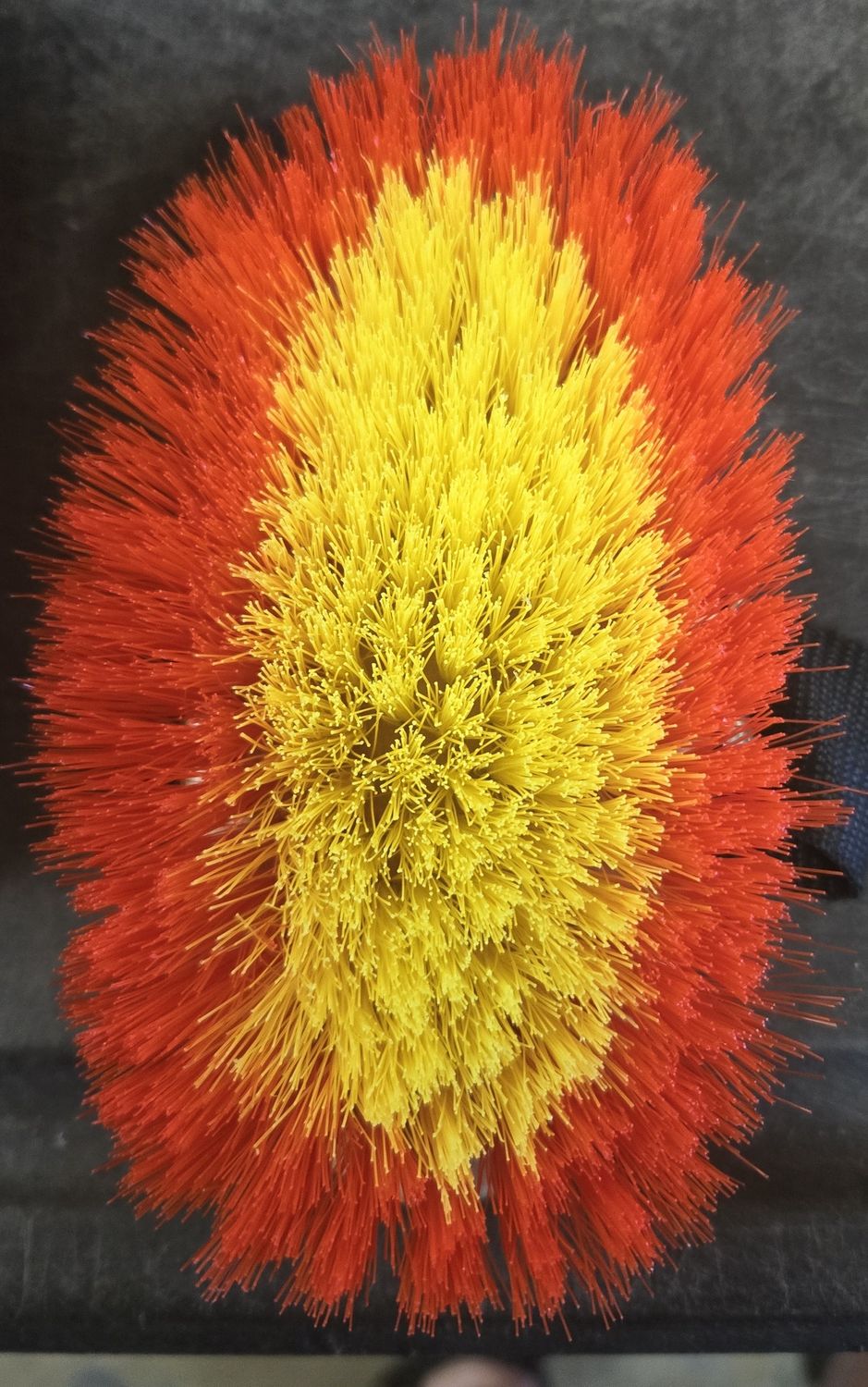 WR Mini Body Brush- Red/Yellow