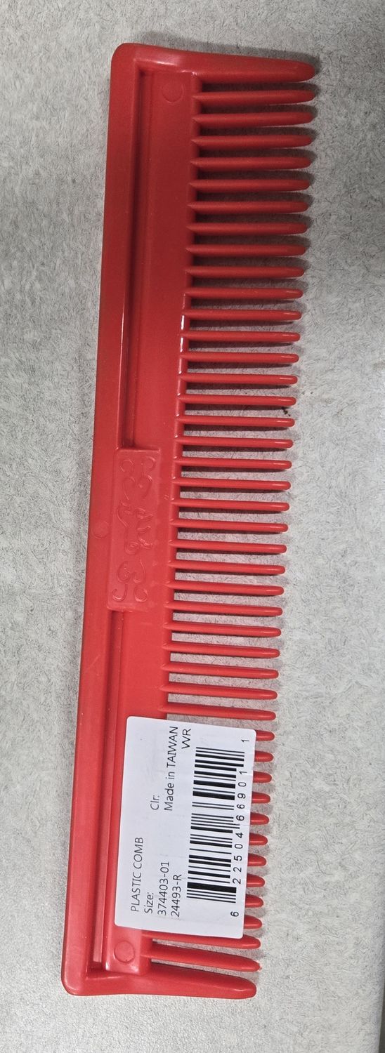 Plastic Comb-Red