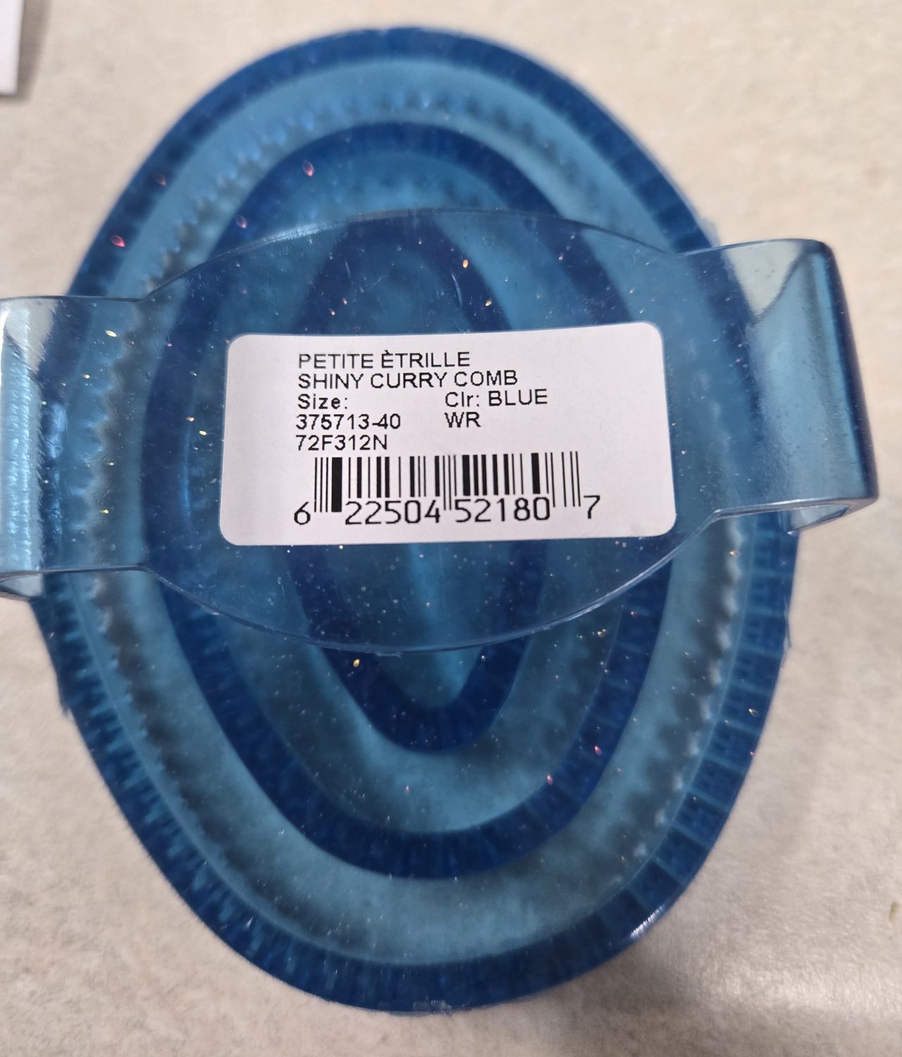 Shiny Curry Comb-Small, Blue