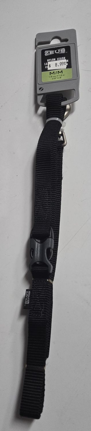Zues Nylon Lead med Black
