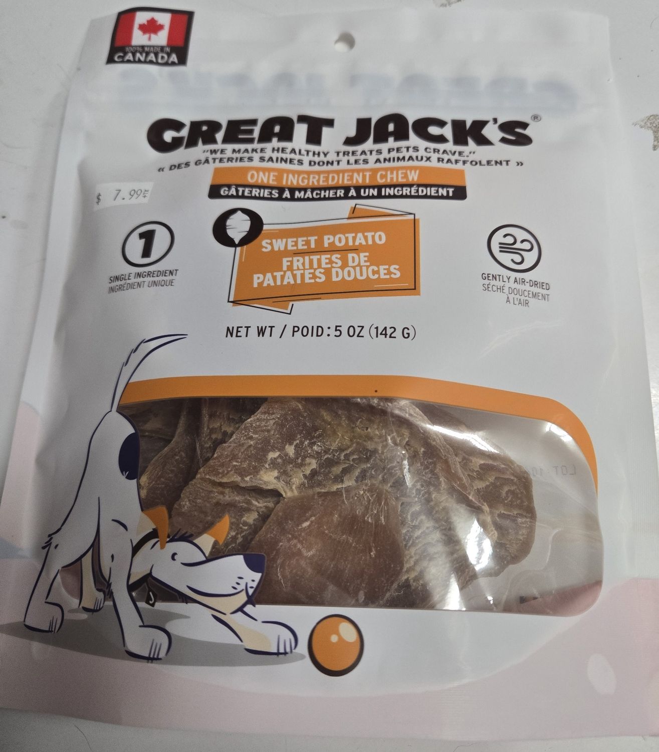 Great Jacks Sweet Potato Fries 144g