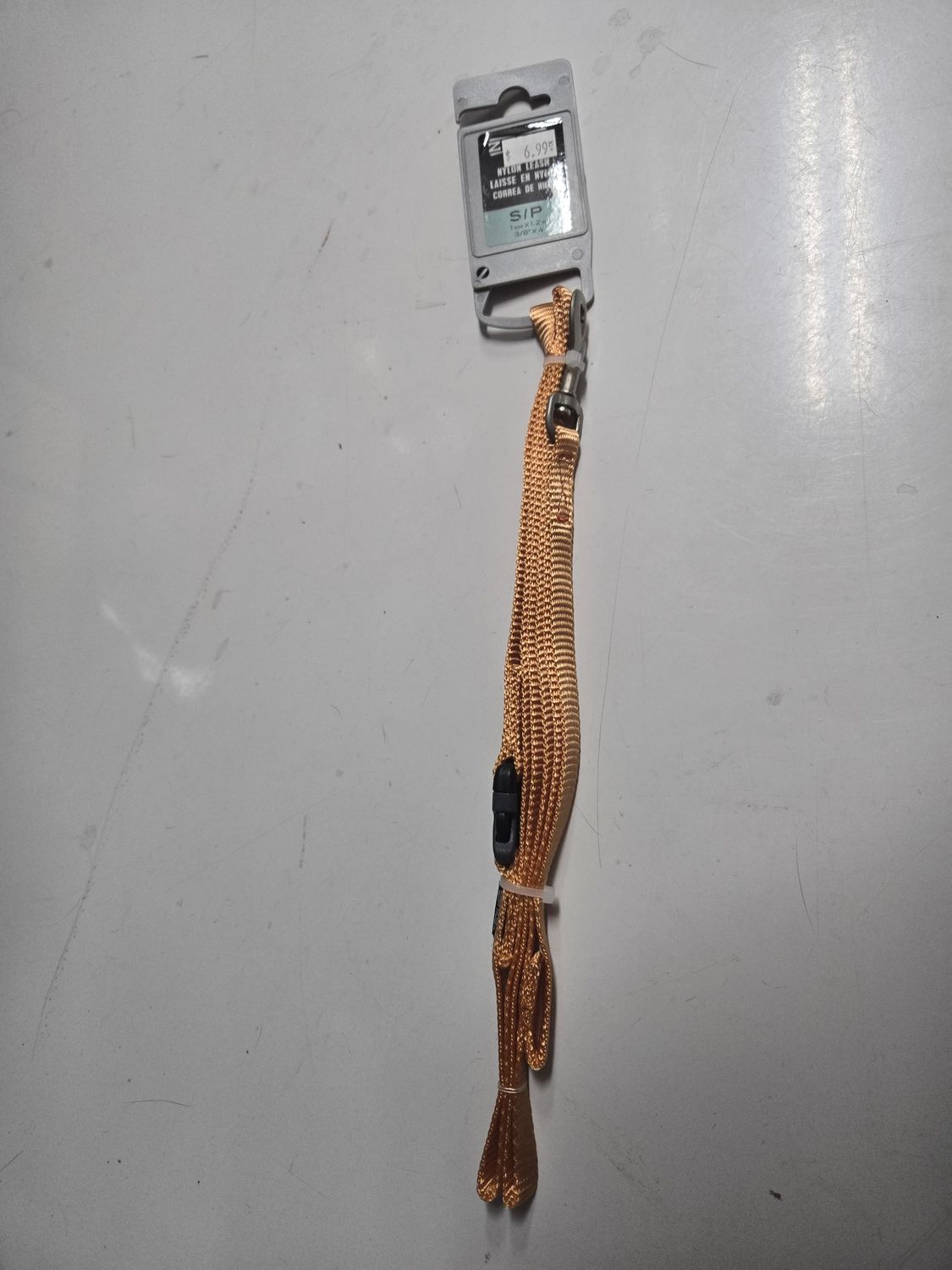 Zues Nylon Lead small tangerine