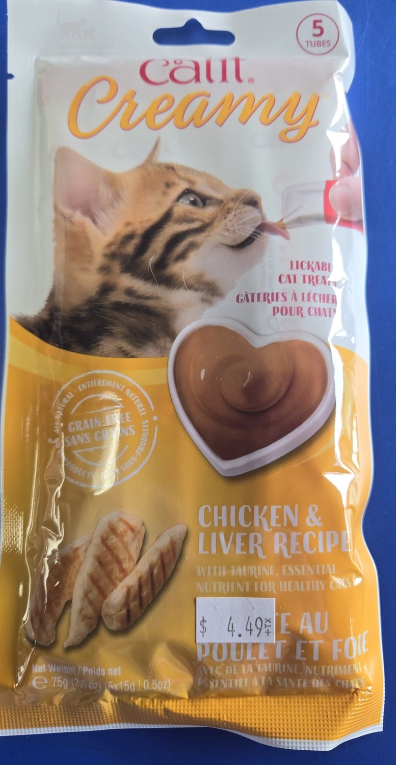 Cat It Creamy Lickable Treat Ckn 75g