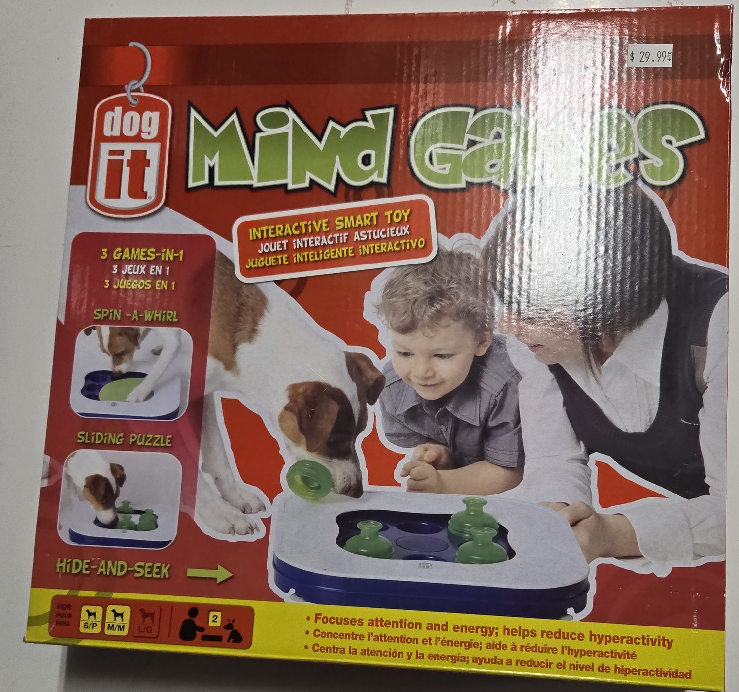 Mind Games 3 in 1 Interactive Dog Toy