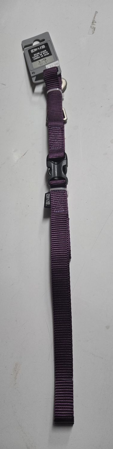 Zeus Nylon Lead 1.8m Lg royal purple