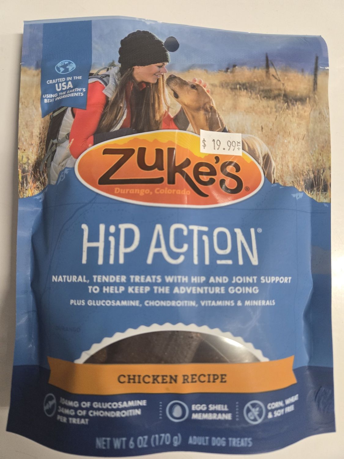 Zukes Hip Action Chicken 6oz