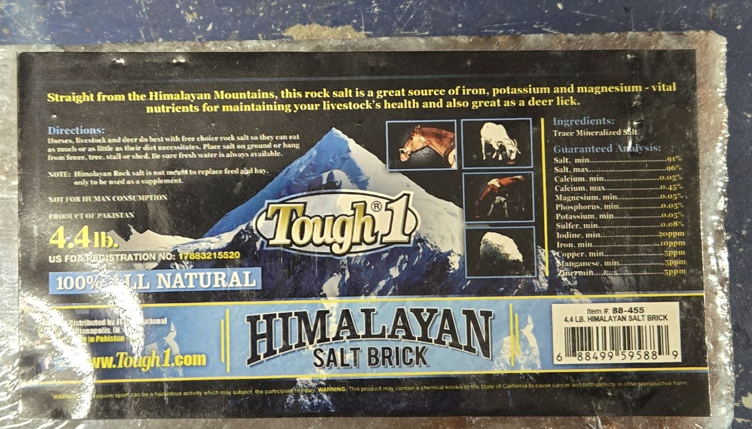 Himalayan Salt Brick 4Lb