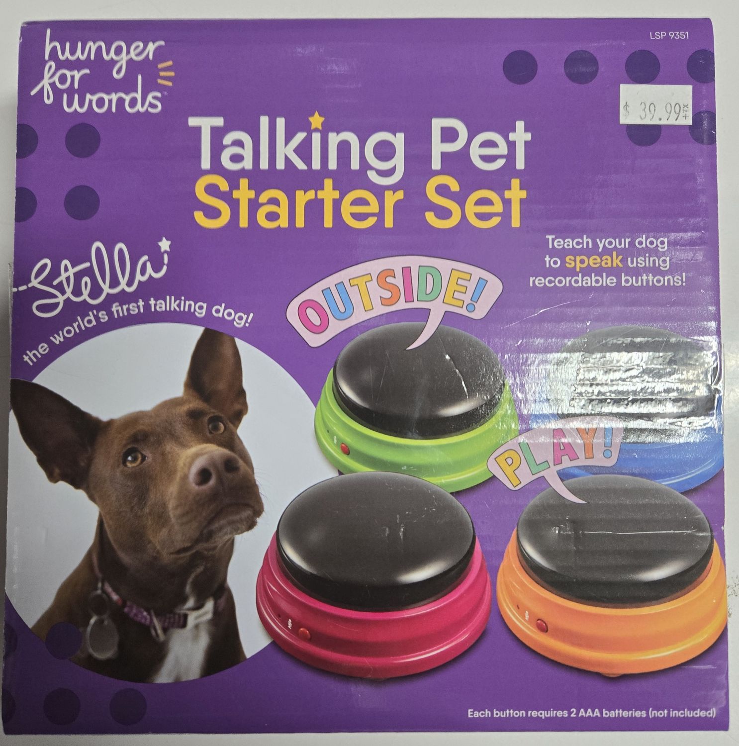 Talking Pett Button Mat Starter Set