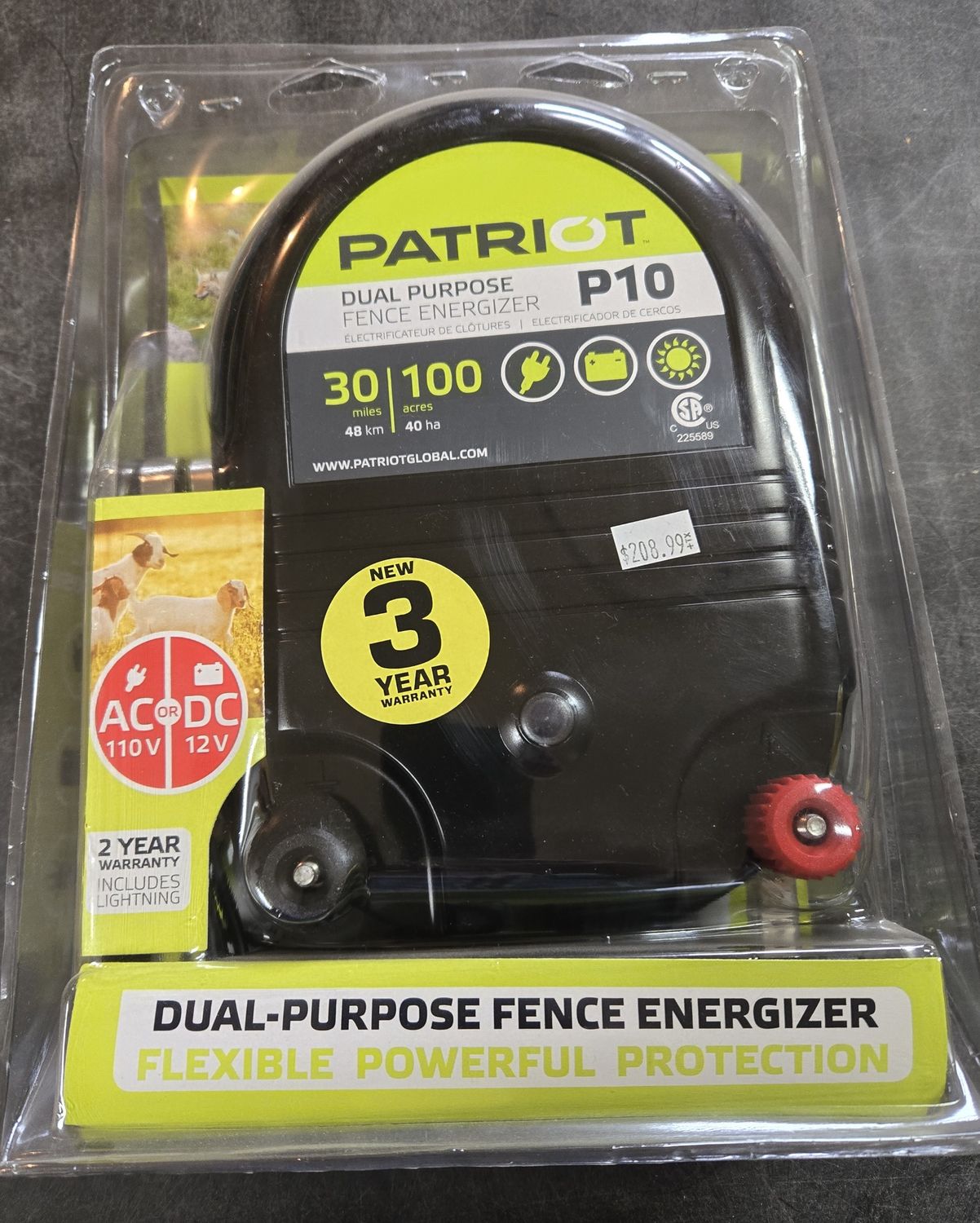 Patriot P10 Fence Charger