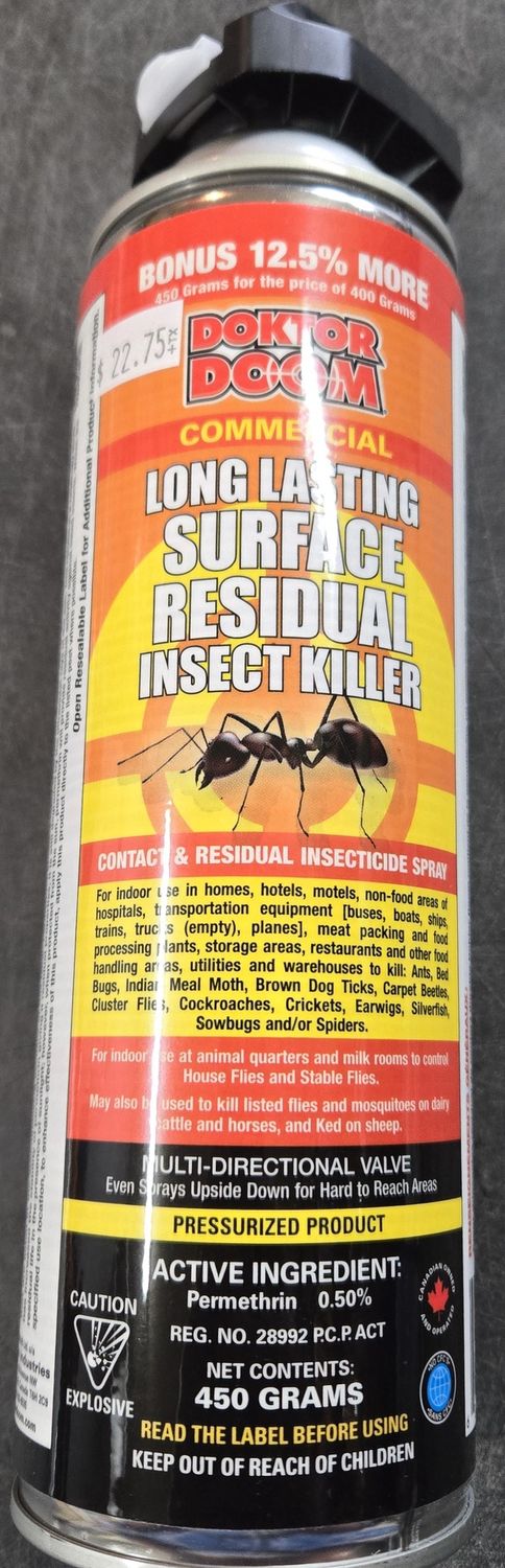 Dr Doom Residual Spray 450g