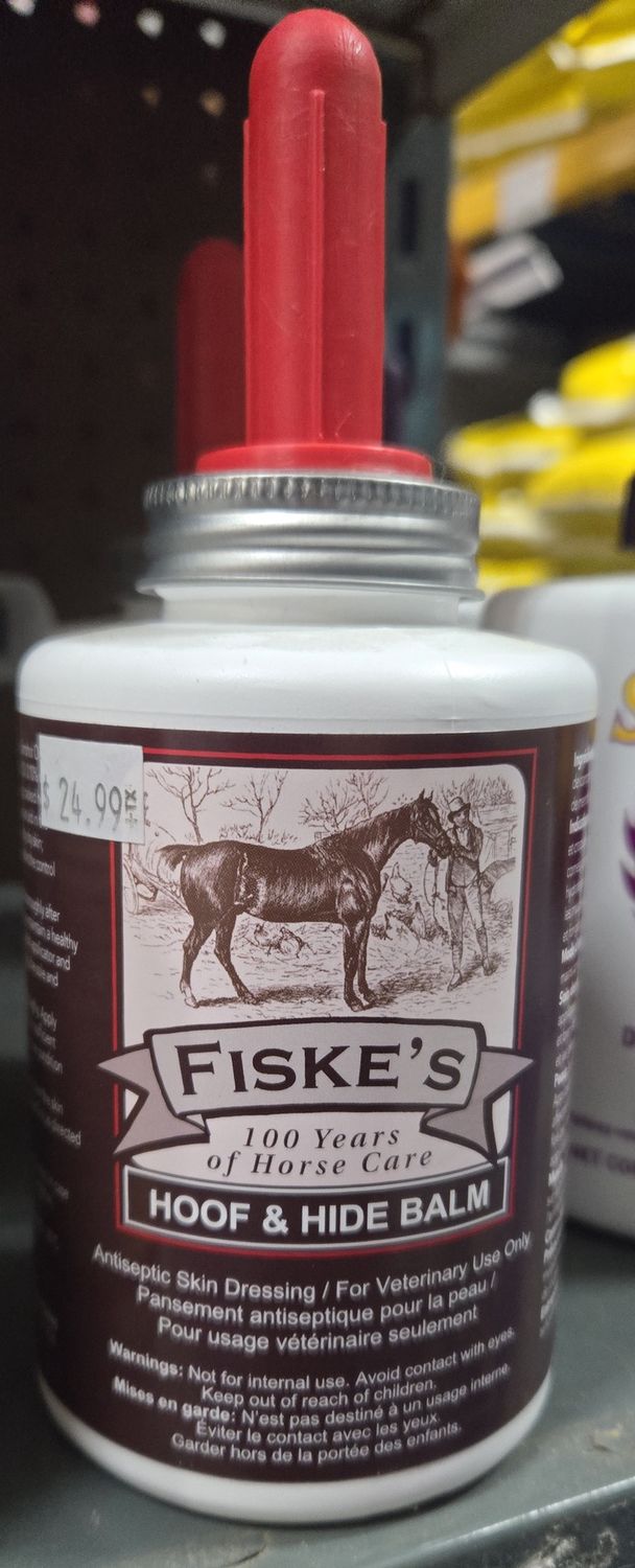 Fiskes Hoof &amp; Hide Balm w/Brush 450ml