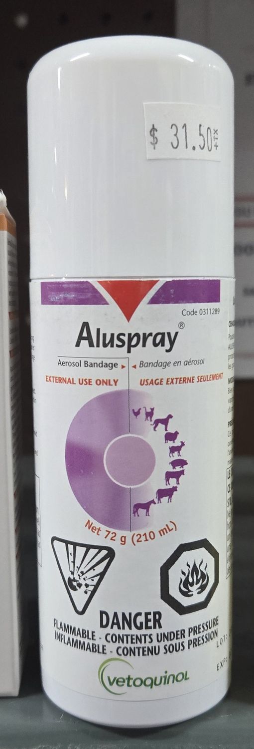 Vetoquinol Aluspray 72g