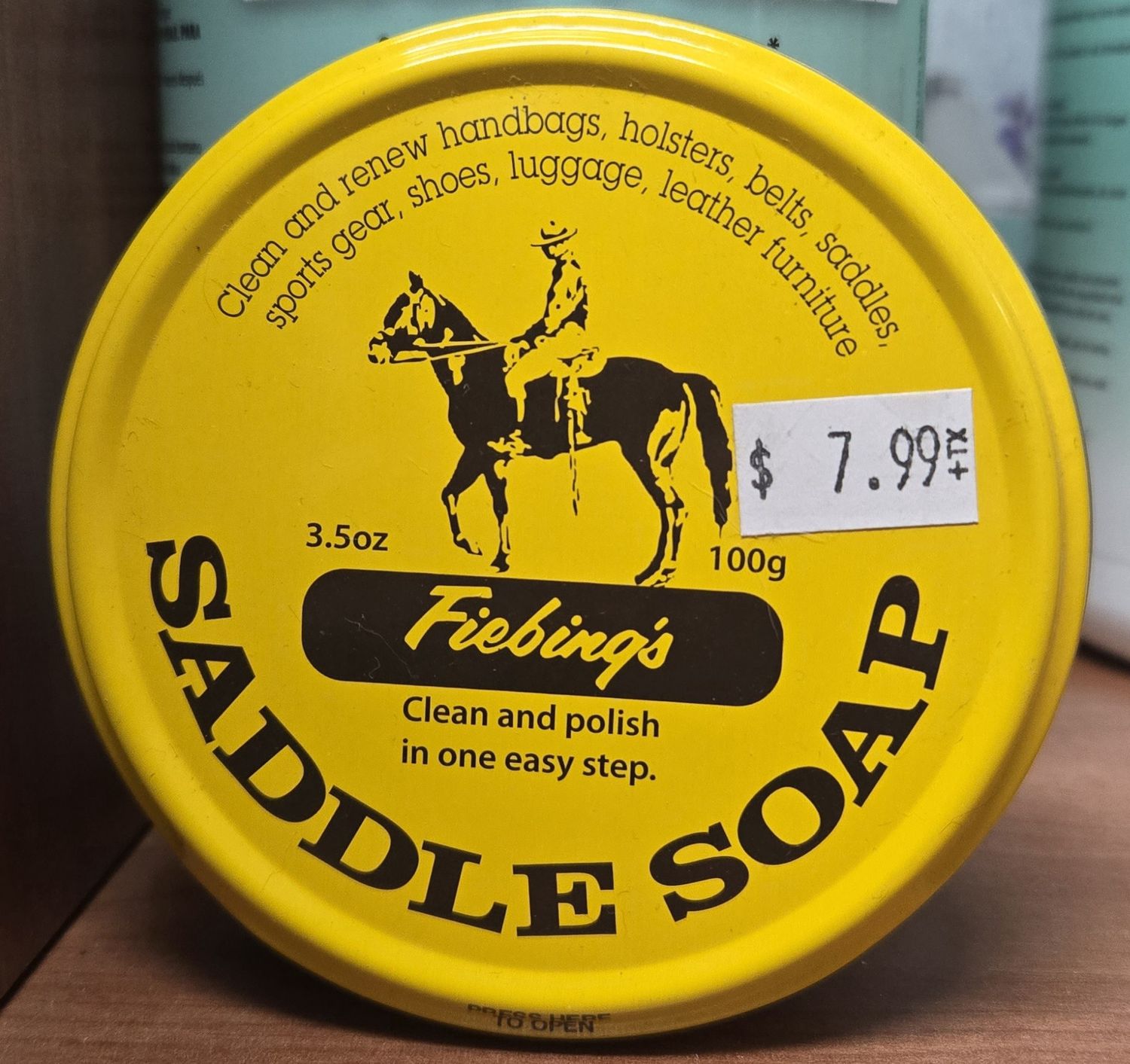 Fiebings Yellow Saddle Soap 100g