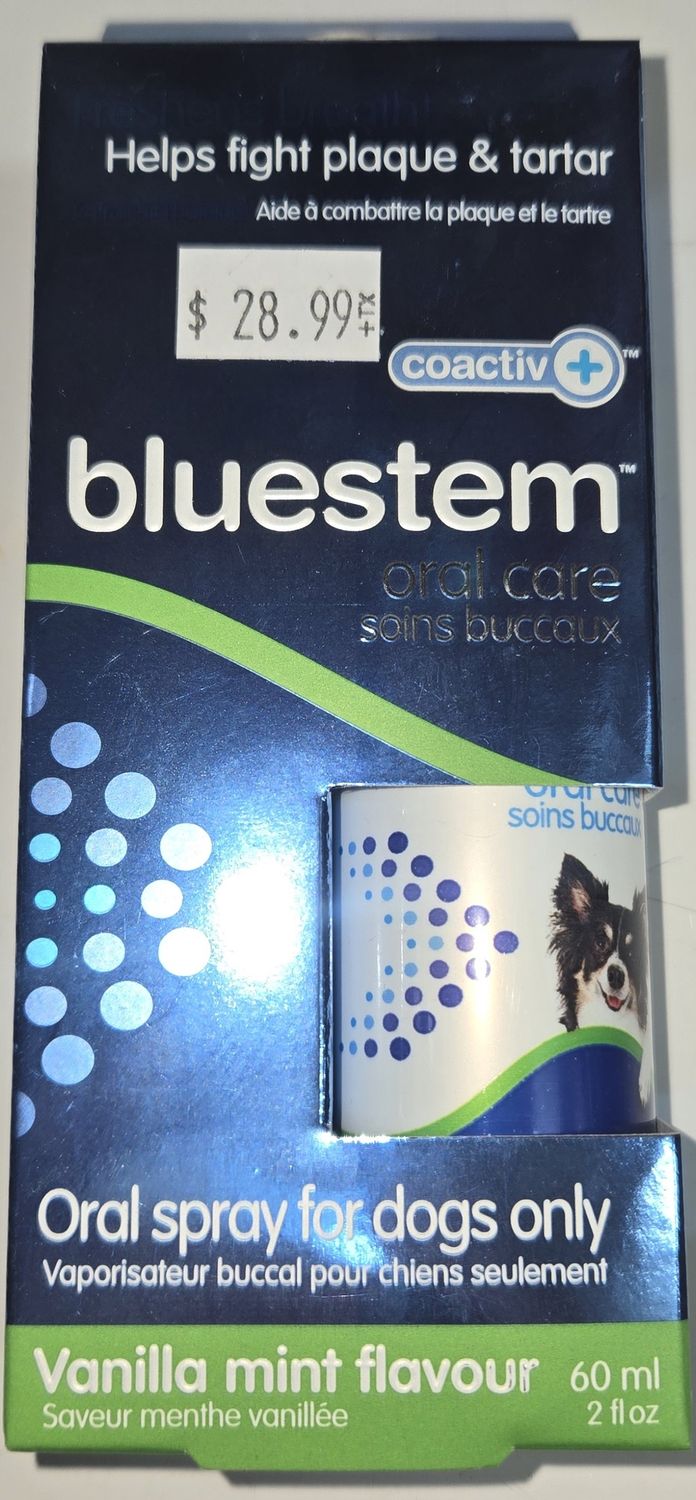 Bluestem Oral Spray For Dogs Vanilla Mint Flavour