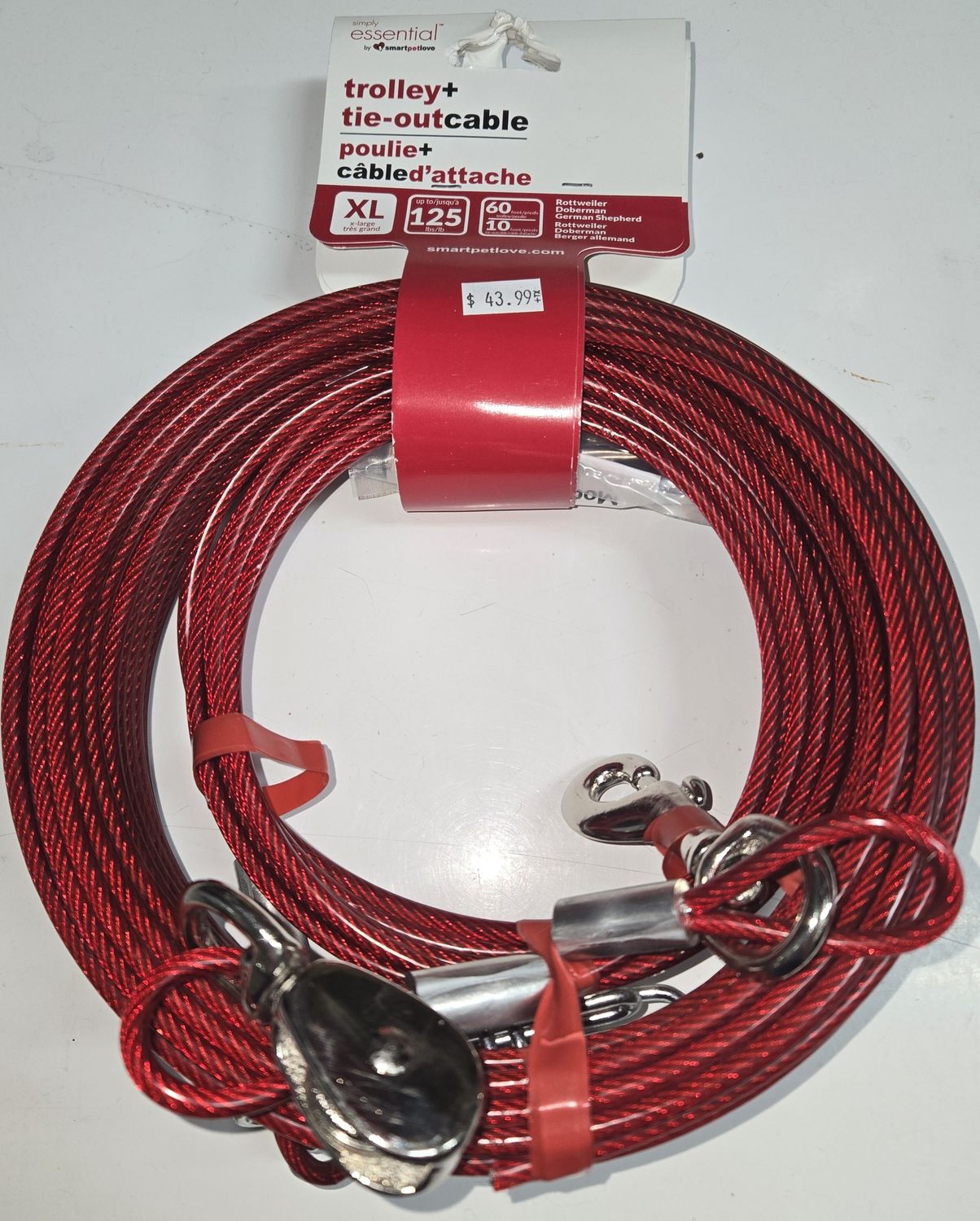 XLG Trolly 60ft/10ft Tie Out