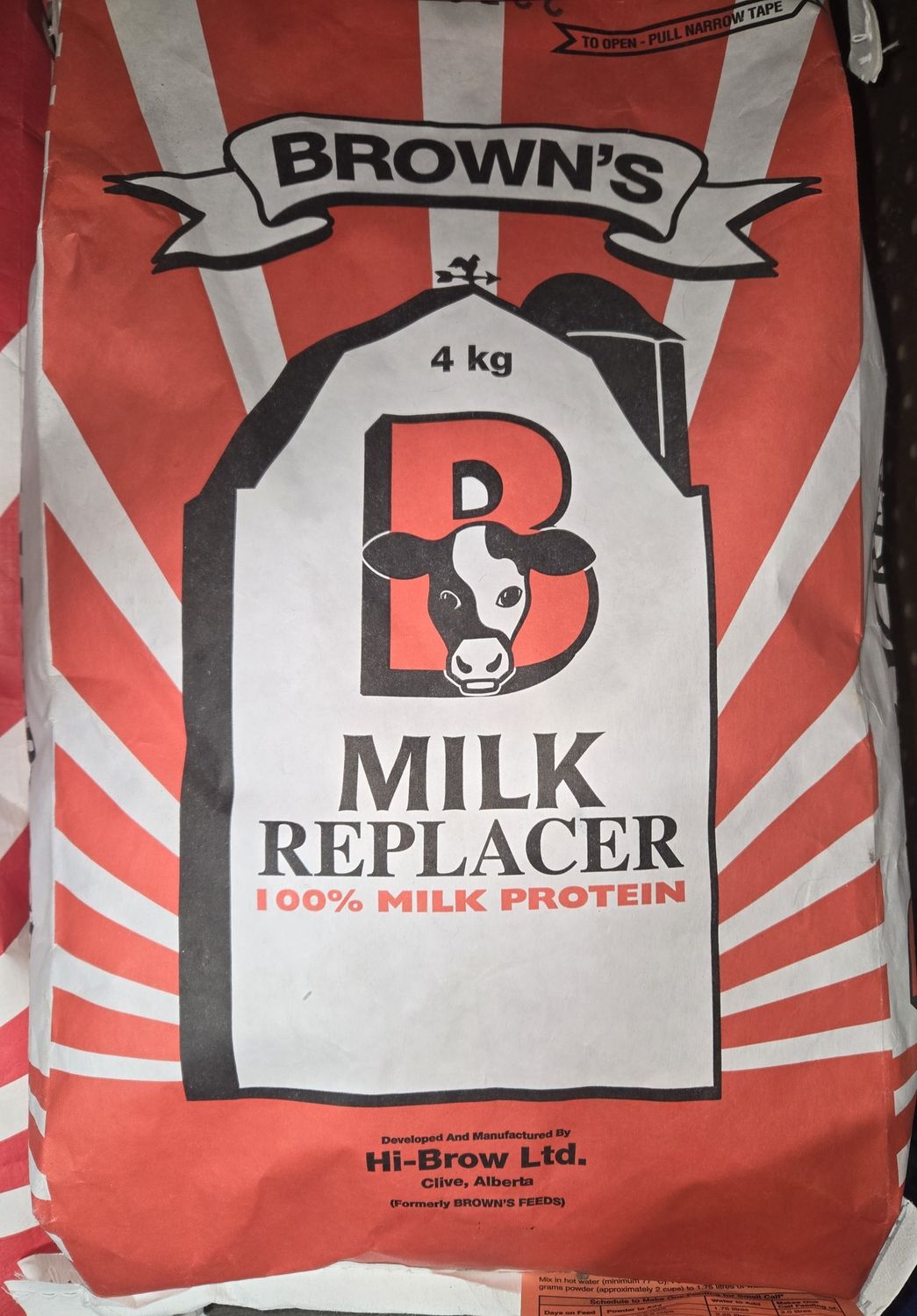 Browns Calf Milk Grower 4kg