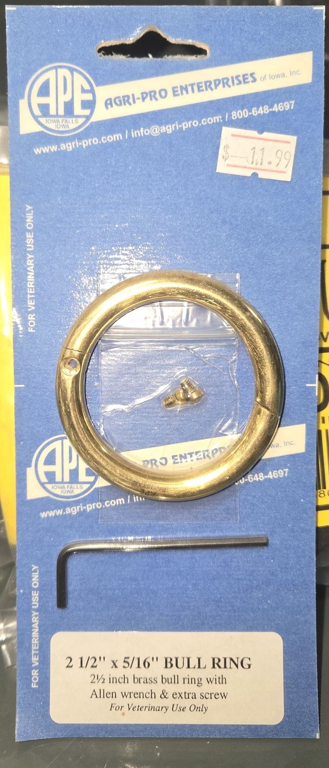 APE Bull Ring 2 1/2 x 5/16