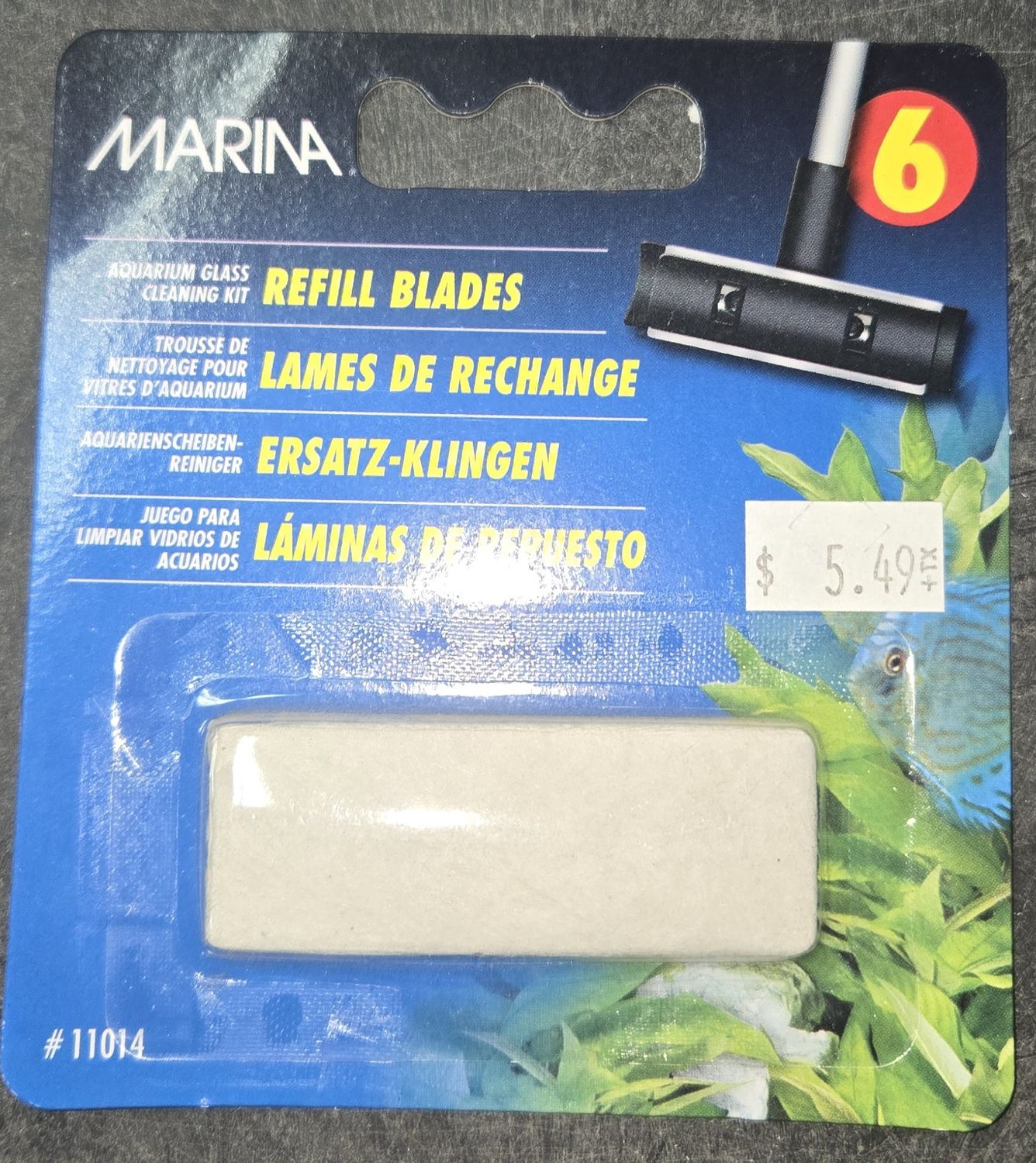 Marina Aqua Glass Cleaning Kit Refill Blades