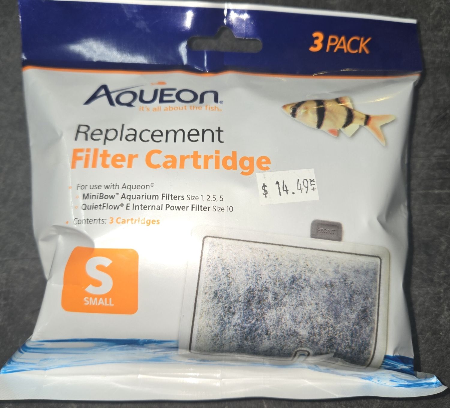 Aqueon Filter Cartridge small 3pk