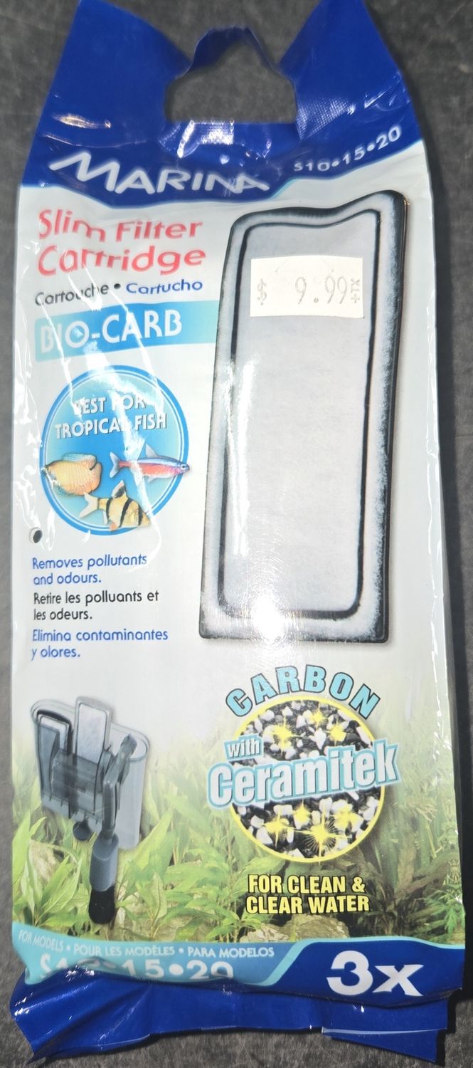 Marina Slim Filter Carbon 3 pack
