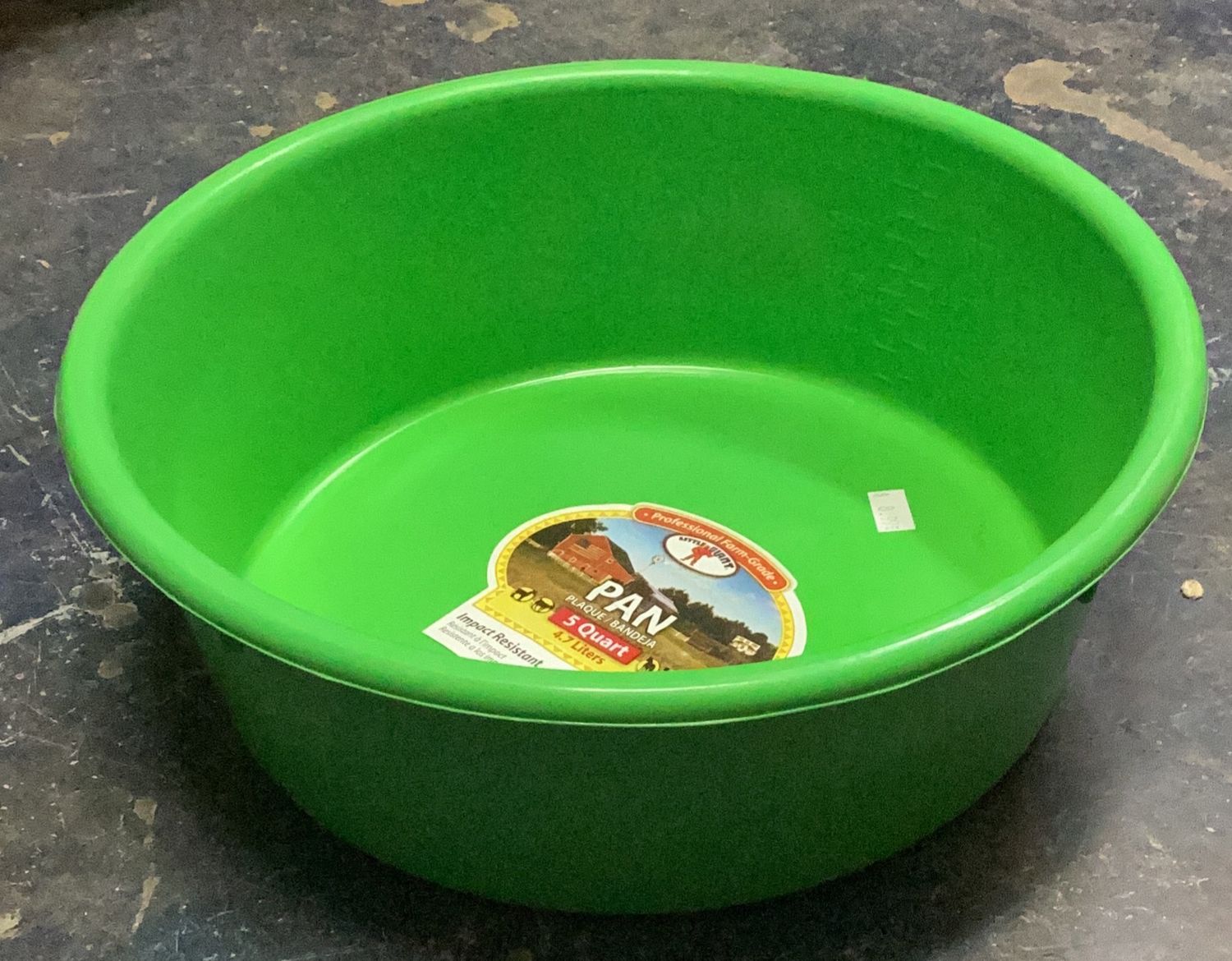 Plastic Utility Pan 5qt lime