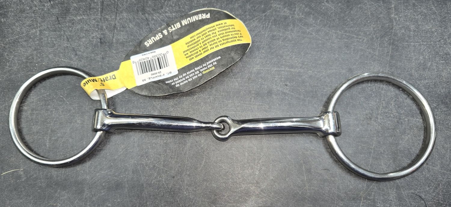 Weaver SS 6&quot; Draft Snaffle Bit